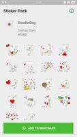 WAStickerApps - Doodle Dog Plakat