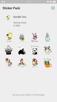 WAStickerApps - Doodle Zoo Screenshot 1