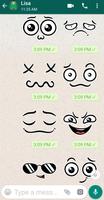 WAStickerapps - Kawaii Face Emoticon Screenshot 2