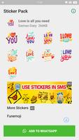 WAStickerapps - Love is all you need Plakat