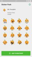 WAStickerApps - Mr. Pumpkin Plakat