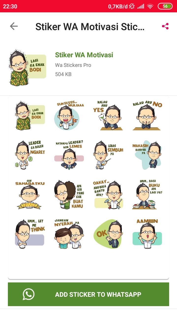 Stiker Wa Motivasi Stiker Wamotivasi Semangat For Android