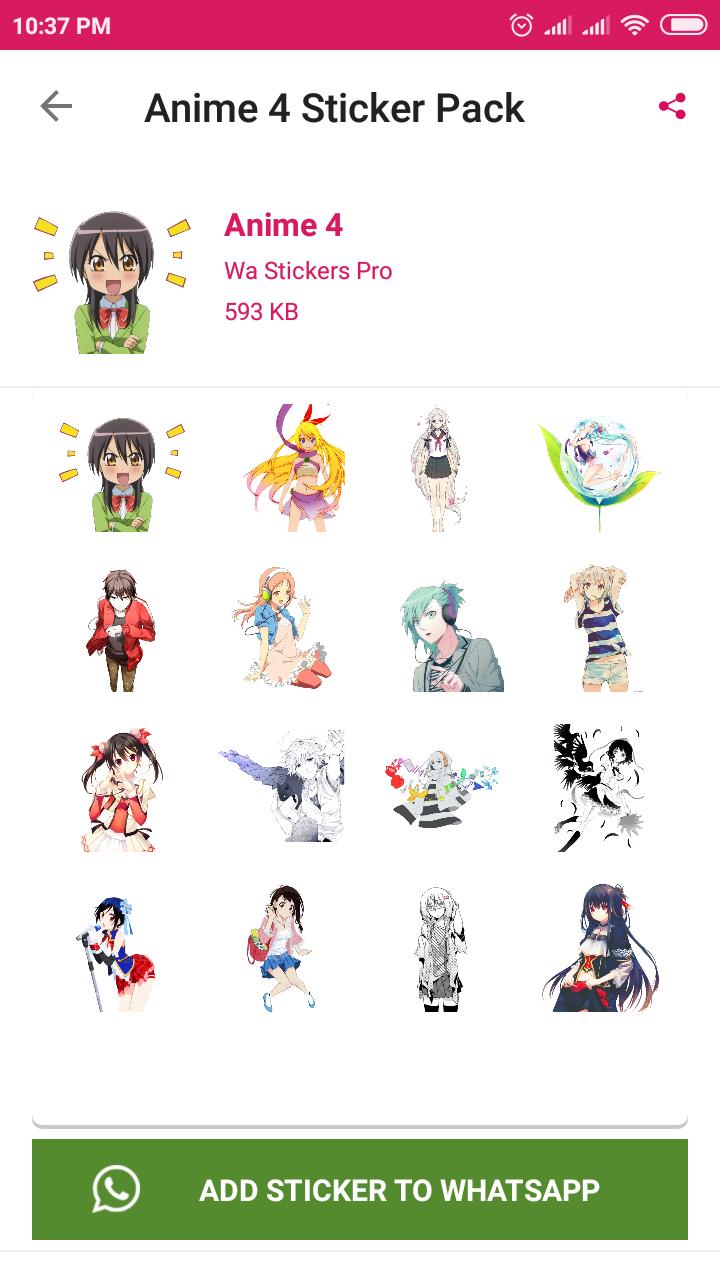 Sticker Anime Wastickerapps For Android Apk Download