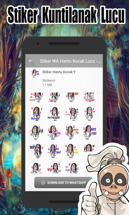 Stiker WA Hantu Kocak Lucu WAStickerApp for Android - APK ...