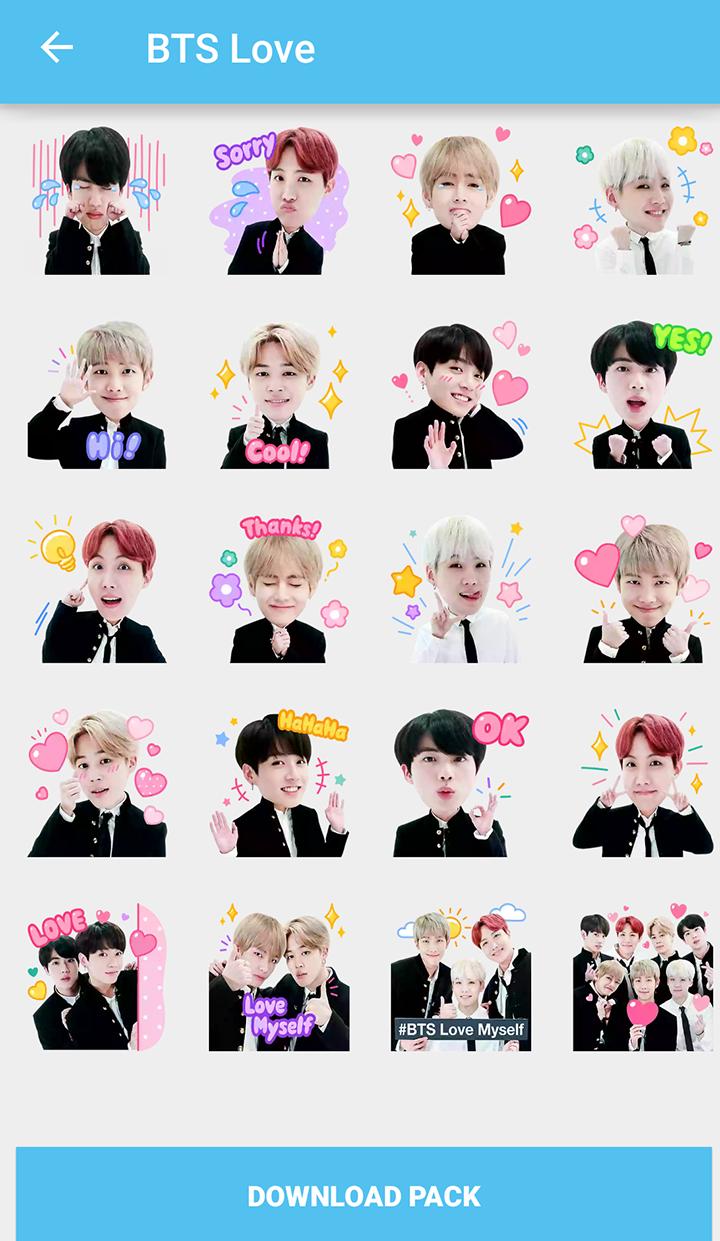 34 Kumpulan Stiker  Wa  Bts  Apk Terbaru DPgokil123