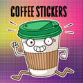 WASticker Coffee Stickers