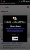 Folkets Lexikon Offline capture d'écran 3