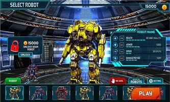 Transformers war robots: world of tanks robot game capture d'écran 3