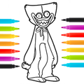 Huggy Wuggy Coloring Book