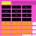 smart calculator button colored آئیکن