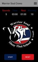 Warrior Soul Muay Thai Crono Poster