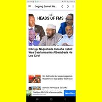 Deg deg Somali news fm wararka maanta capture d'écran 2