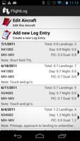 FlightLog ภาพหน้าจอ 2