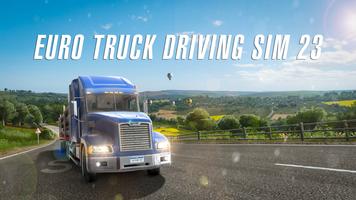 Euro Truck Driving Sim 23 PRO Affiche