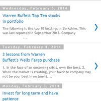 برنامه‌نما Warren Buffett News and Quotes عکس از صفحه