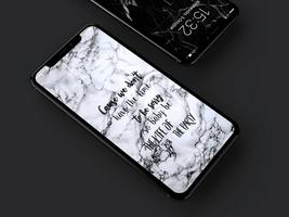 Marble Wallpapers With Quotes poster