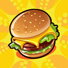 Idle Cafe Sim - burger tycoon ไอคอน