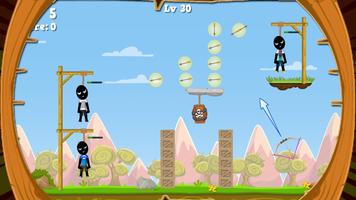 Stickman Shooting Game for Warriors Gibbets スクリーンショット 3