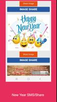 হ্যাপি নিউ ইয়ার 2021- New Year Wallpaper and SMS скриншот 3