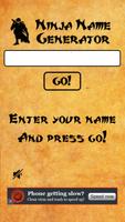 Ninja Name Generator Affiche