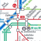 Icona Warsaw Metro & Tram Map