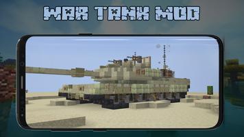 War Tank Mod for Minecraft PE poster