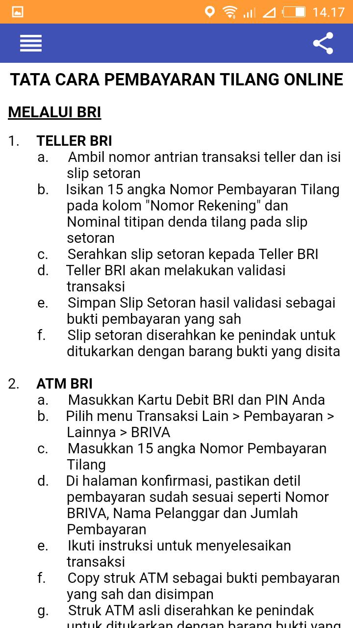 E Tilang Cek Denda Tilang For Android Apk Download