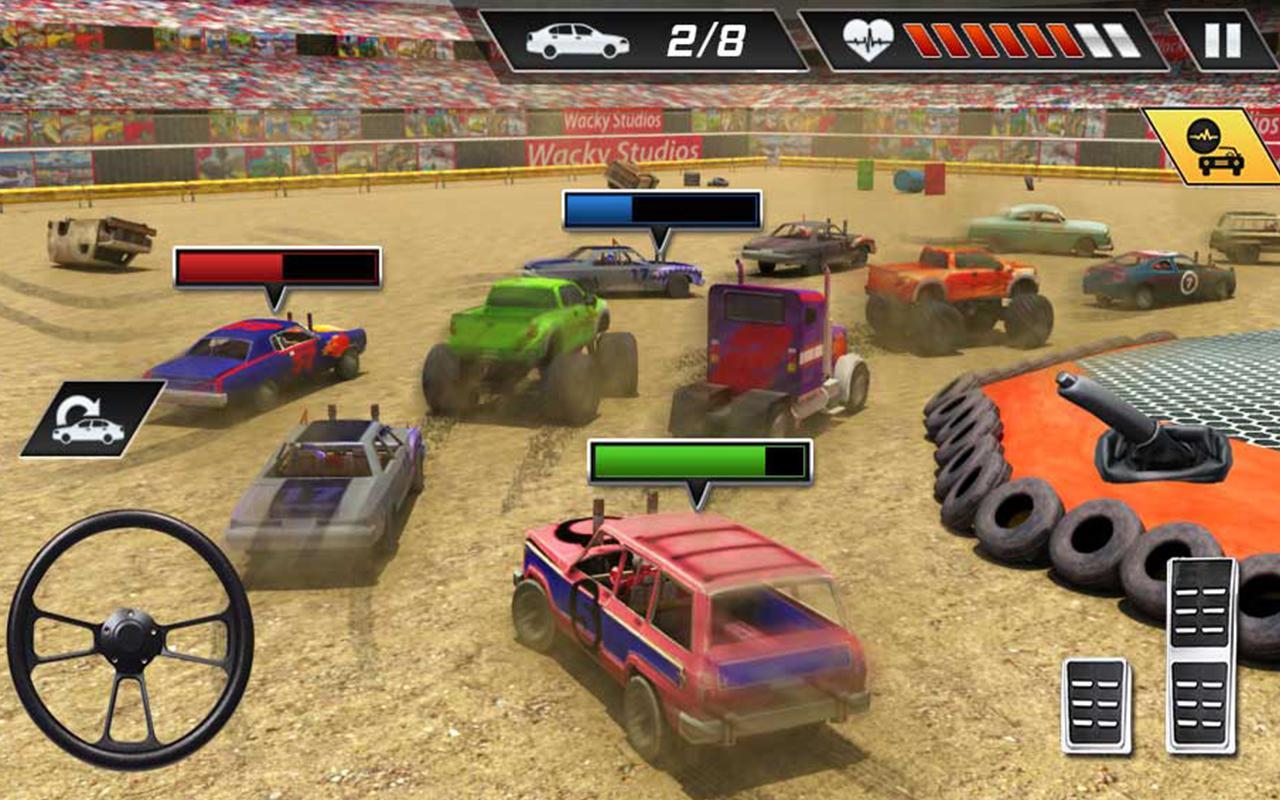 Игры где бить машины. Derby car 2 игра. Demolition Derby игра машины. Игра дерби краш 10. Demolition Derby игра машины Stinger.