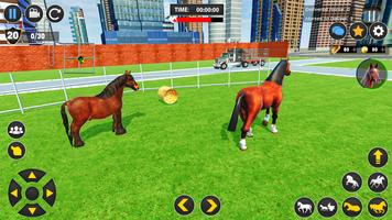 Wild Horse Transport Truck Sim اسکرین شاٹ 1