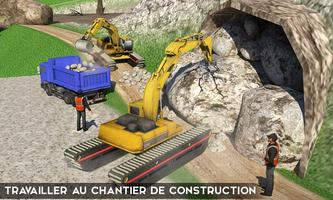 Amphibie Excavatrice Simulator: Construction Crane Affiche