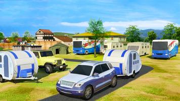 Camper Van Truck Driving Games imagem de tela 1