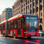 Coach Bus Train Driving Games icône