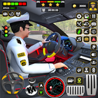 US Taxi Car Driving Games-icoon