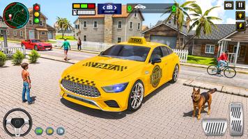 City Taxi Car Driving Game captura de pantalla 1