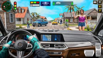 City Taxi Car Driving Game captura de pantalla 2