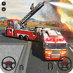 Feuer Motor LKW fahren sim