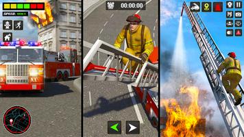Fire Engine Truck Driving Sim screenshot 1