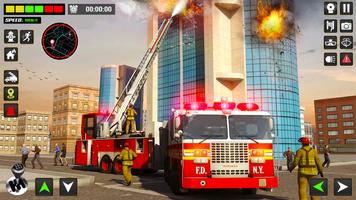 Fire Engine Truck Driving Sim screenshot 2