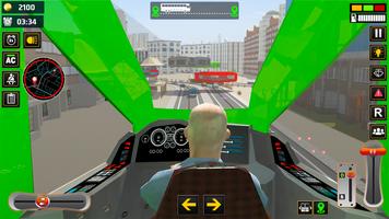 現代のバス運転バスゲーム スクリーンショット 1