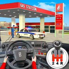 Gas Station Police Car Parking APK download
