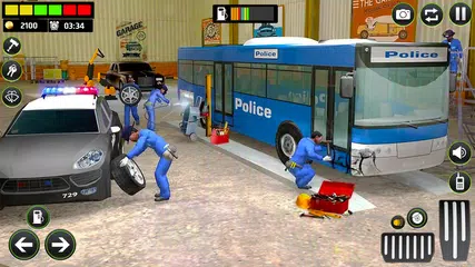 Gas Station Police Car Parking APK download