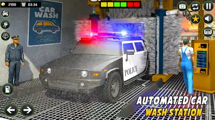 Gas Station Police Car Parking APK download
