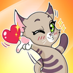 ”WASticker Cat stickers