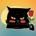 Black stickers WASticker