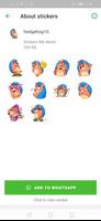 WASticker Hedgehog Stickers اسکرین شاٹ 2