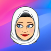 WASticker Hijab-Aufkleber