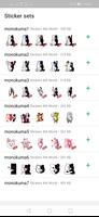 WASticker Monokuma Stickers plakat