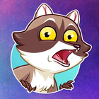 WASticker Raccoon Sticker আইকন