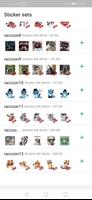 WASticker Raccoon Sticker পোস্টার