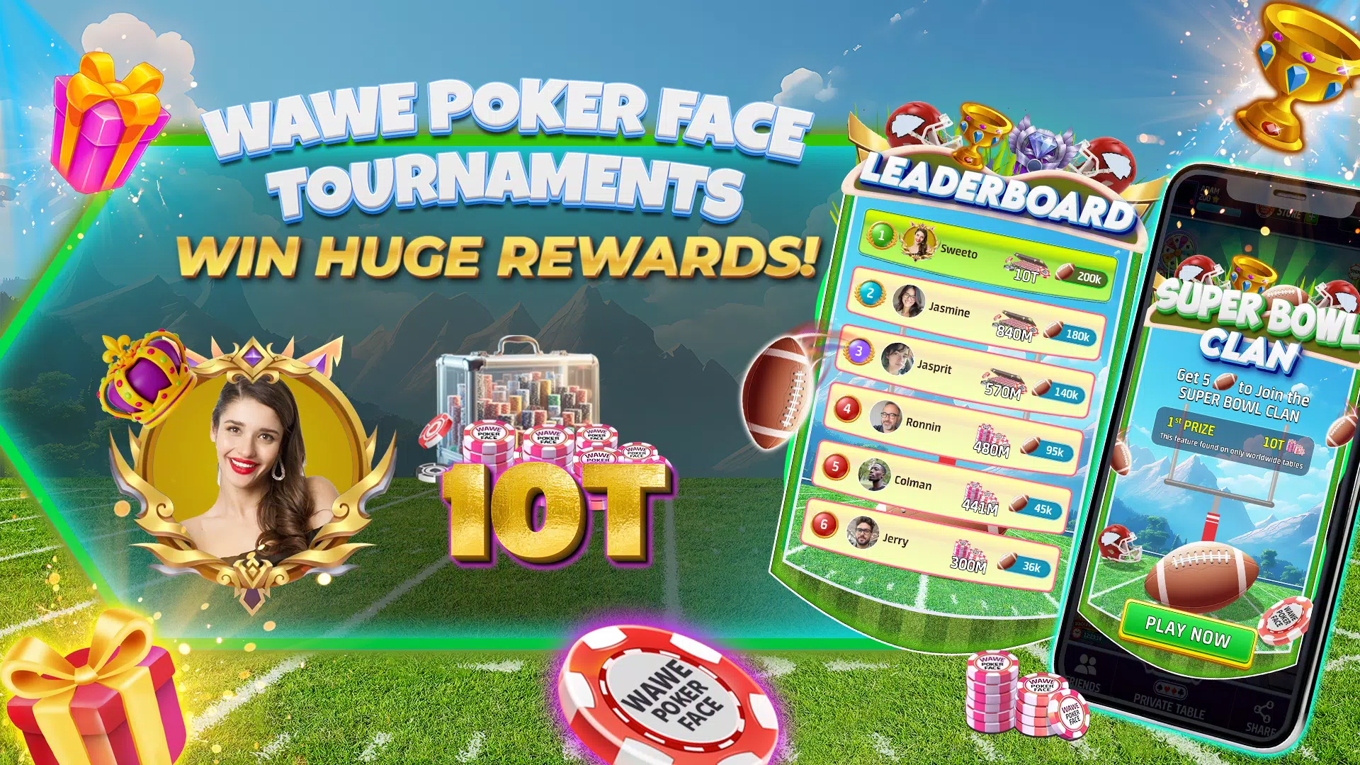 Wawe Poker Face – 德州扑克